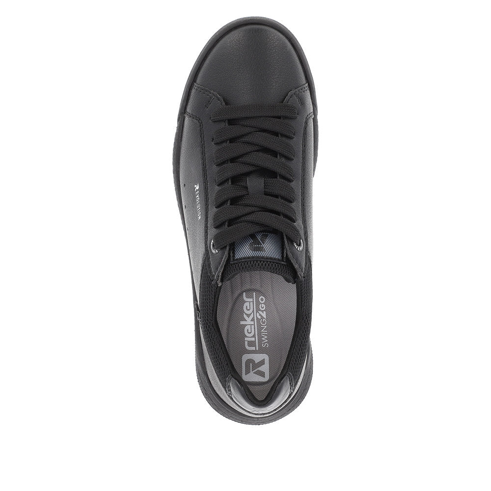 Rieker Evolution Women's Style W1100 Athletic Lace-Up - Black rXTQXrNU