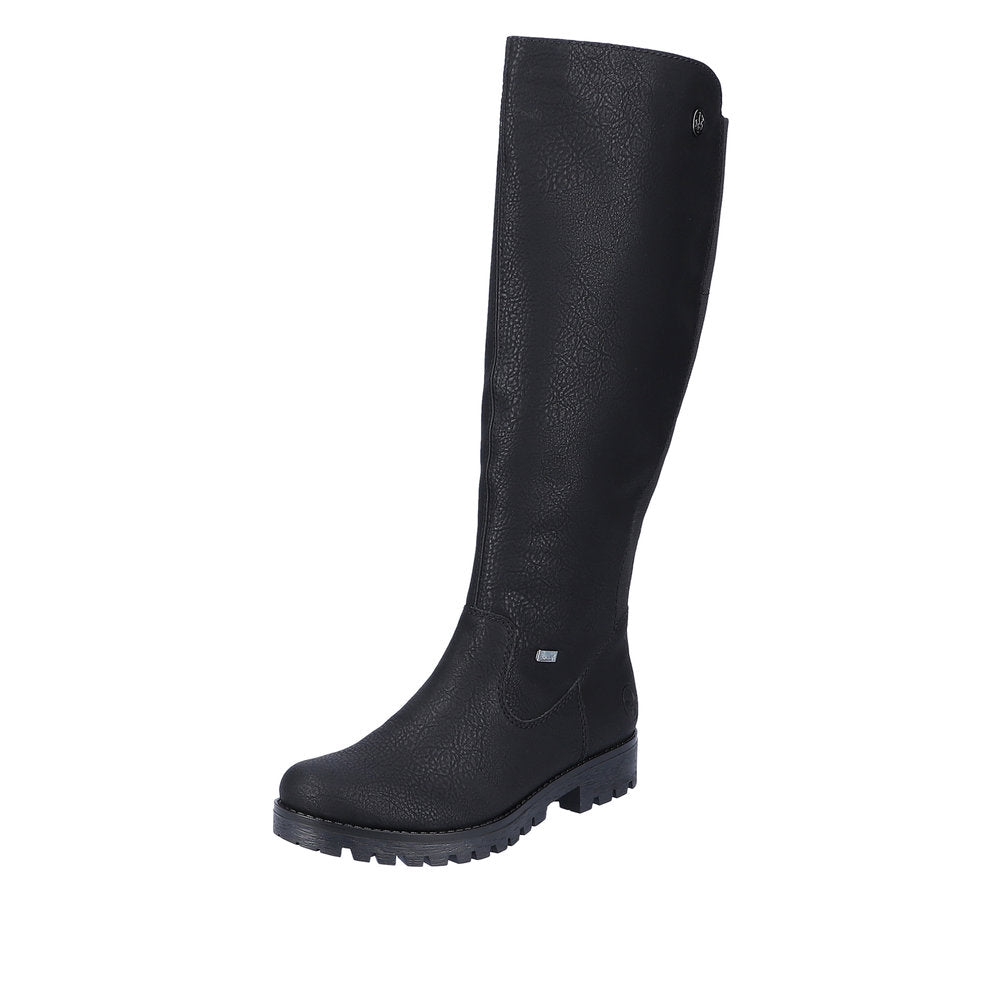 Rieker Synthetic Material Women's' Tall 78554 Tall Boots - Black