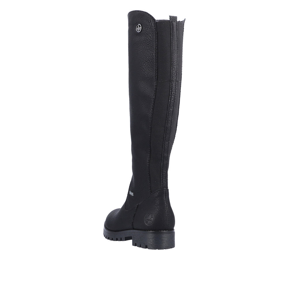 Rieker Synthetic Material Women's' Tall 78554 Tall Boots - Black H39RwlUo