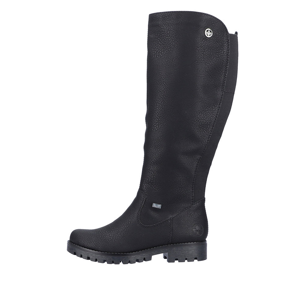 Rieker Synthetic Material Women's' Tall 78554 Tall Boots - Black H39RwlUo