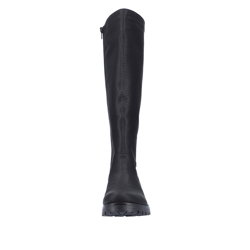 Rieker Synthetic Material Women's' Tall 78554 Tall Boots - Black H39RwlUo