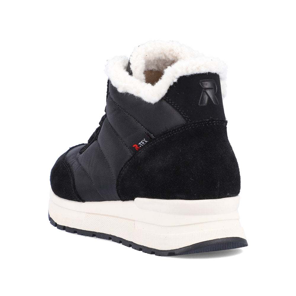 Rieker Evolution Textile Women's Mid Height 40861 Ankle Boots - Black Bg7LObLP