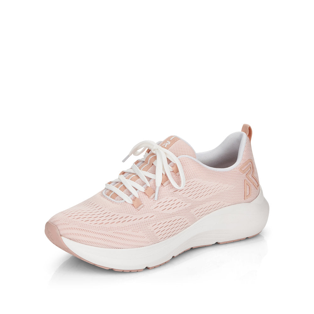 Rieker Evolution Women's Style 42103 Athletic Lace-Up - Pink