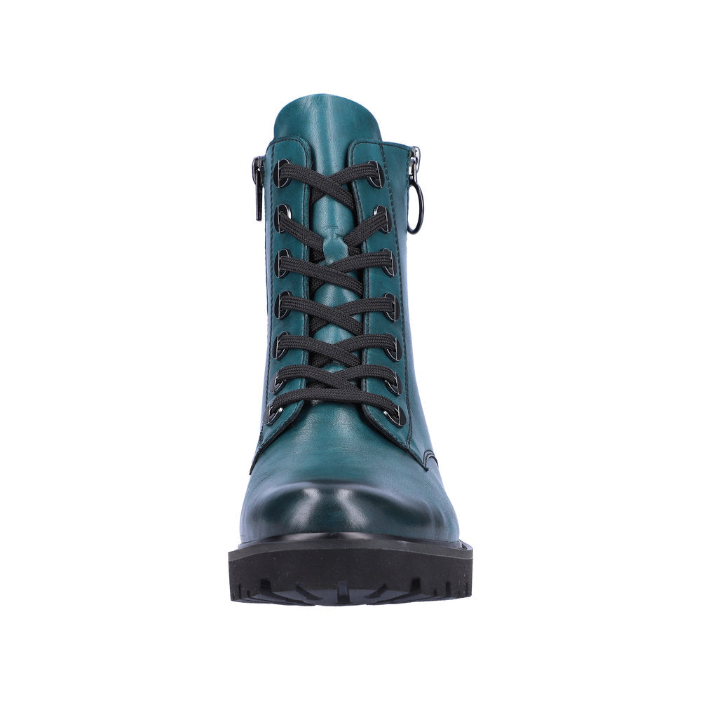 Remonte Leather Women's Mid Height D8671 Mid-Height Boots - Blue sYXniMVS