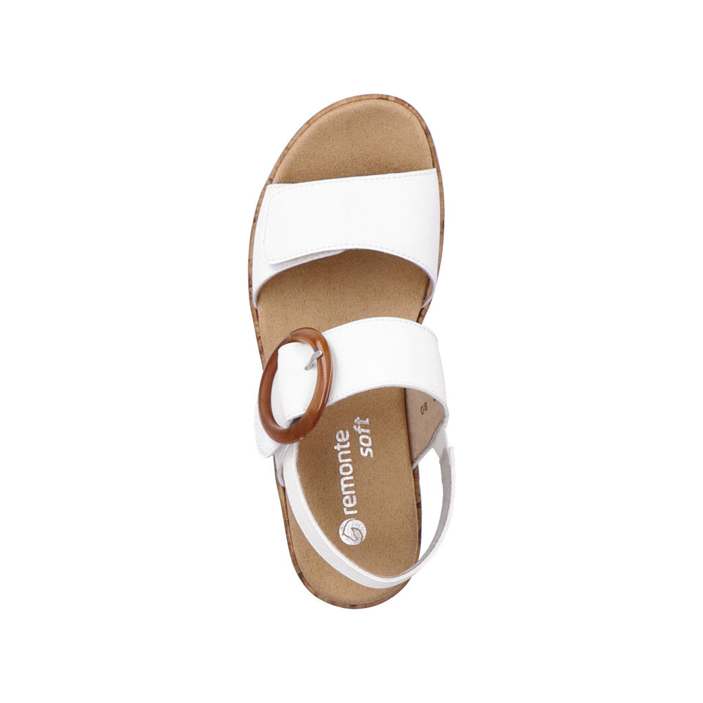 Remonte Women's Style R6853 Casual Sandal - White mkGSpcRy