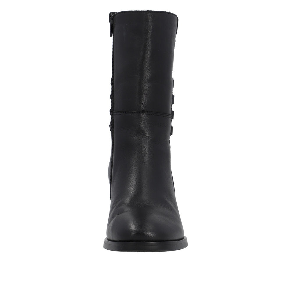 Remonte Leather Women's Mid Height D0V71 Mid-Height Boots - Black gx79WN9r