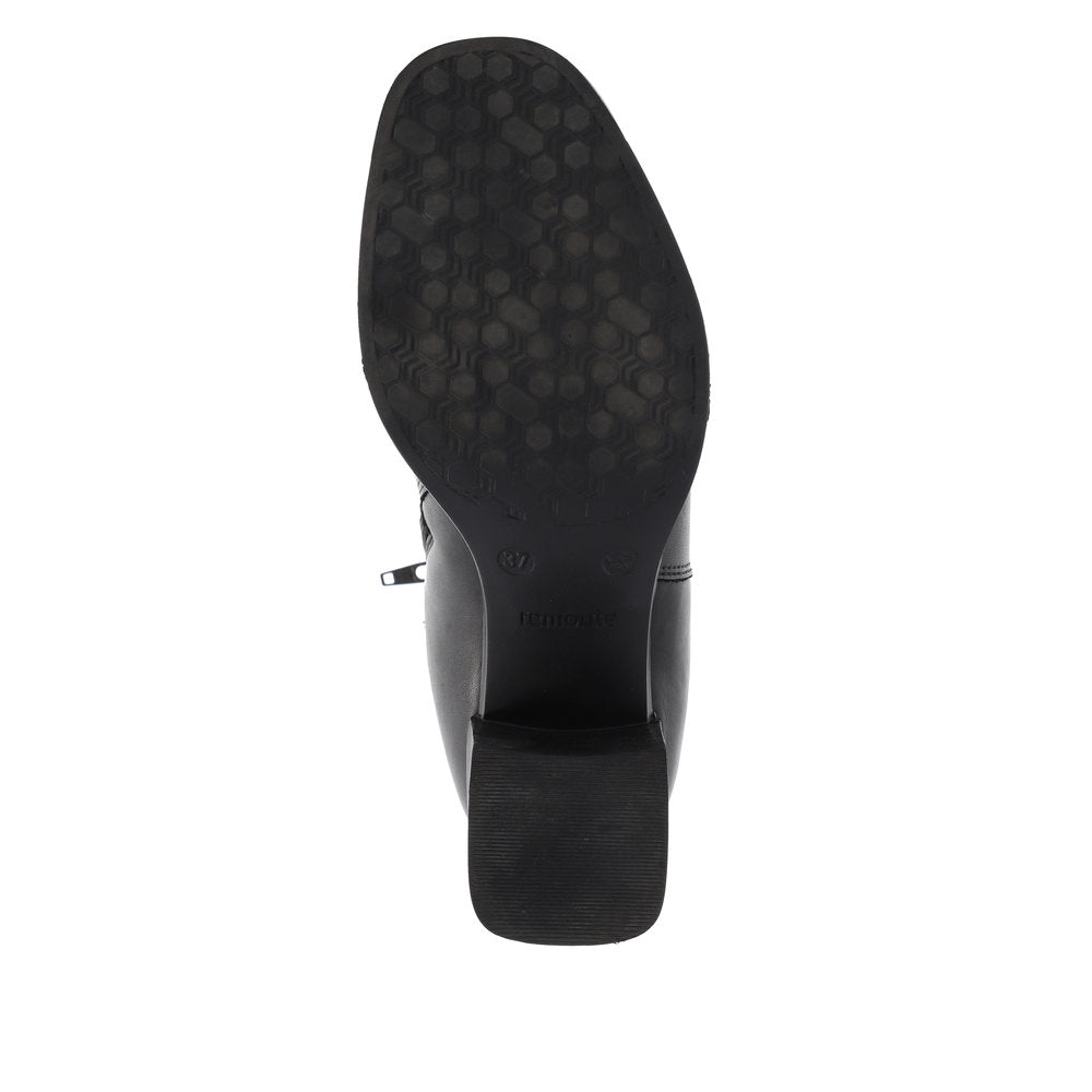 Remonte Leather Women's Mid Height D0V71 Mid-Height Boots - Black gx79WN9r