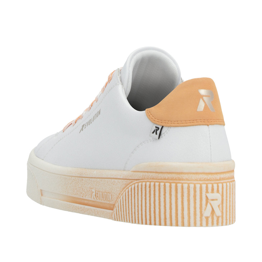 Rieker Evolution Women's Style W0704 Athletic Lace-Up - Orange Z1sA5wQi