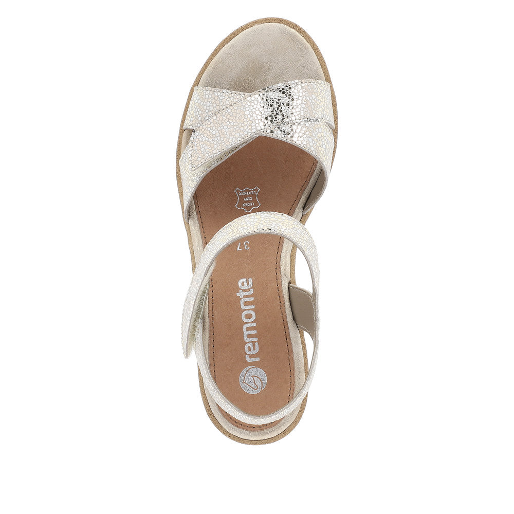 Remonte Women's Style R6252 Dress Sandal - Gold rDXot1Xi