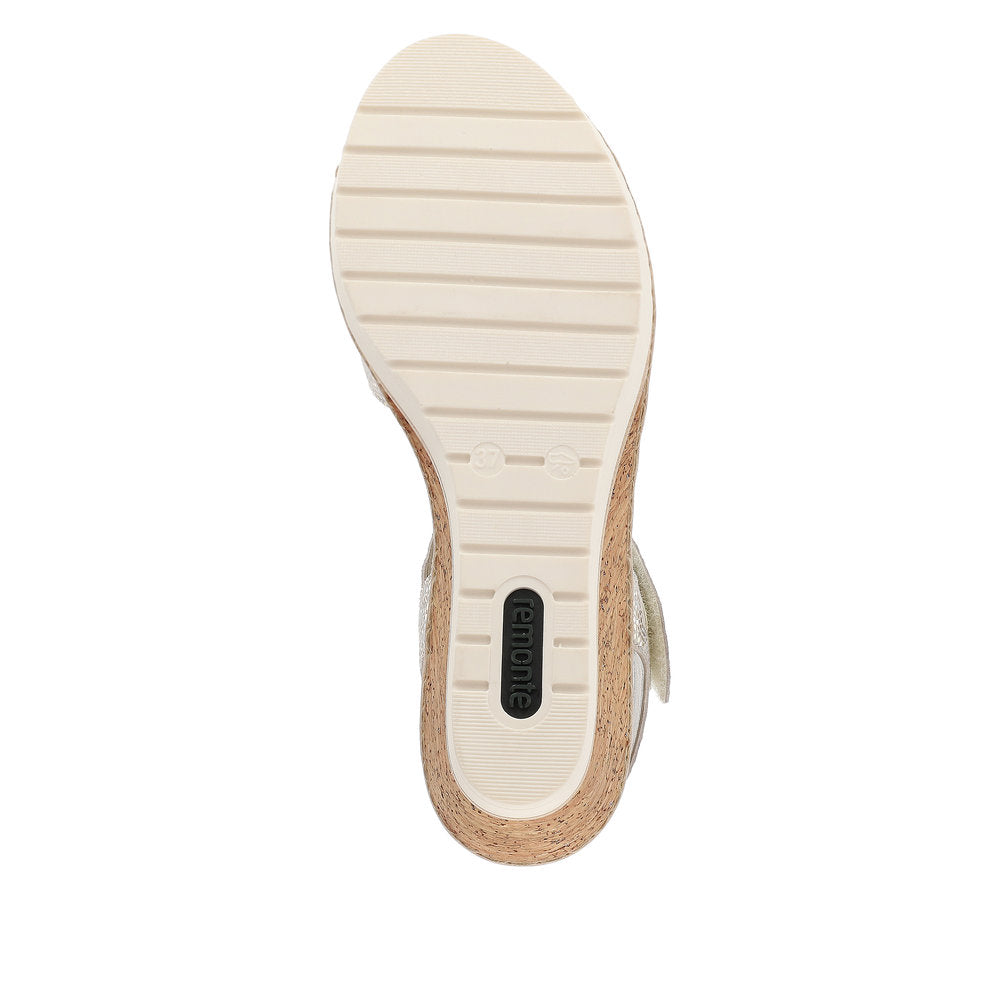 Remonte Women's Style R6252 Dress Sandal - Gold rDXot1Xi