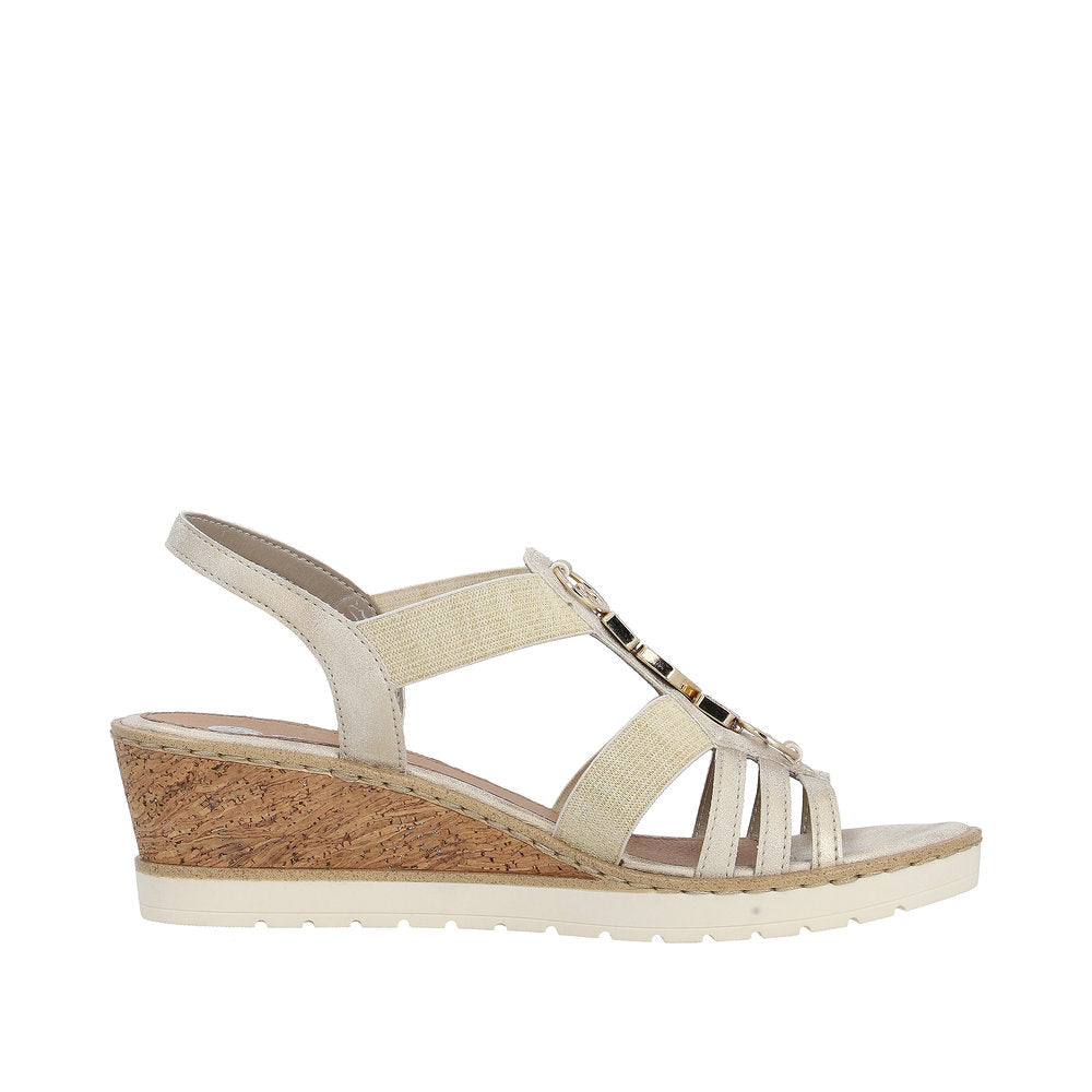 Remonte Women's Style R6264 Dress Sandal - Gold YSZ4mEu1