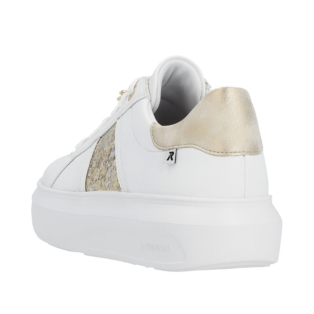 Rieker Evolution Women's Style W1202 Athletic Lace-Up - White Combination KUhX3nBI