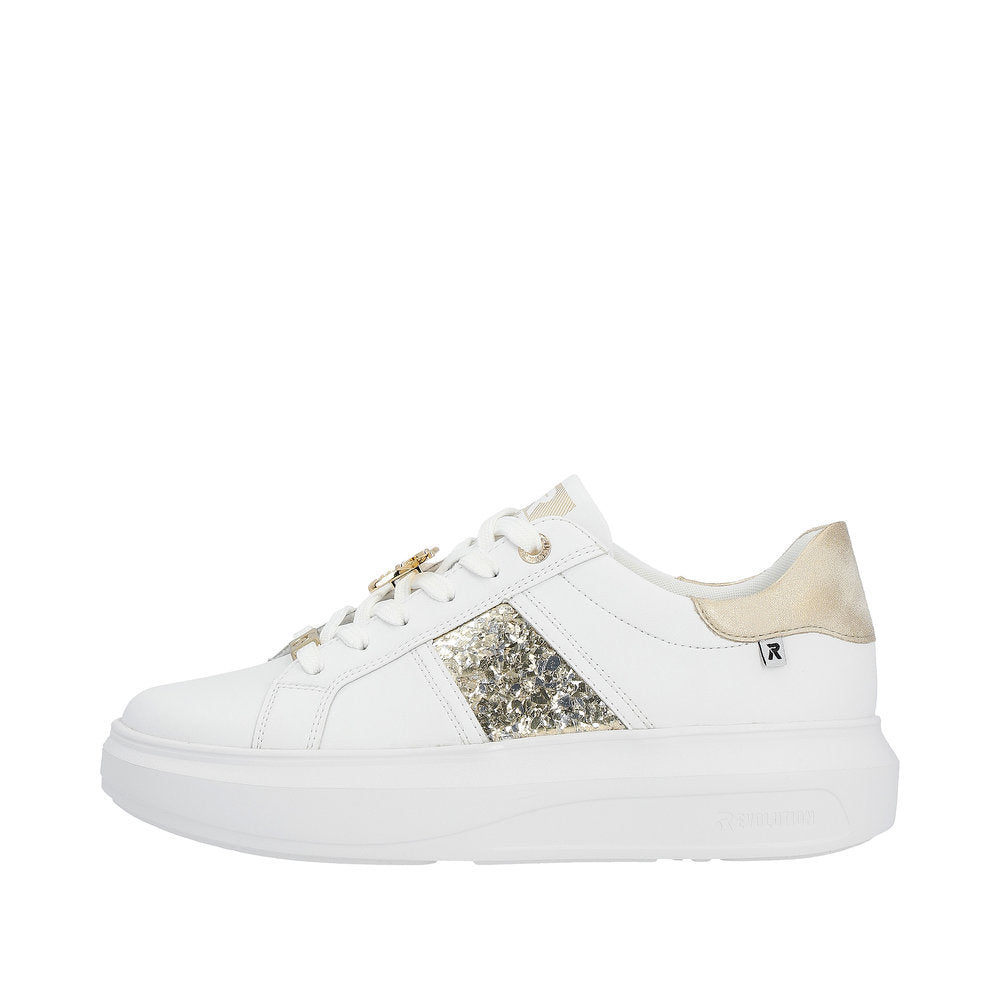 Rieker Evolution Women's Style W1202 Athletic Lace-Up - White Combination KUhX3nBI