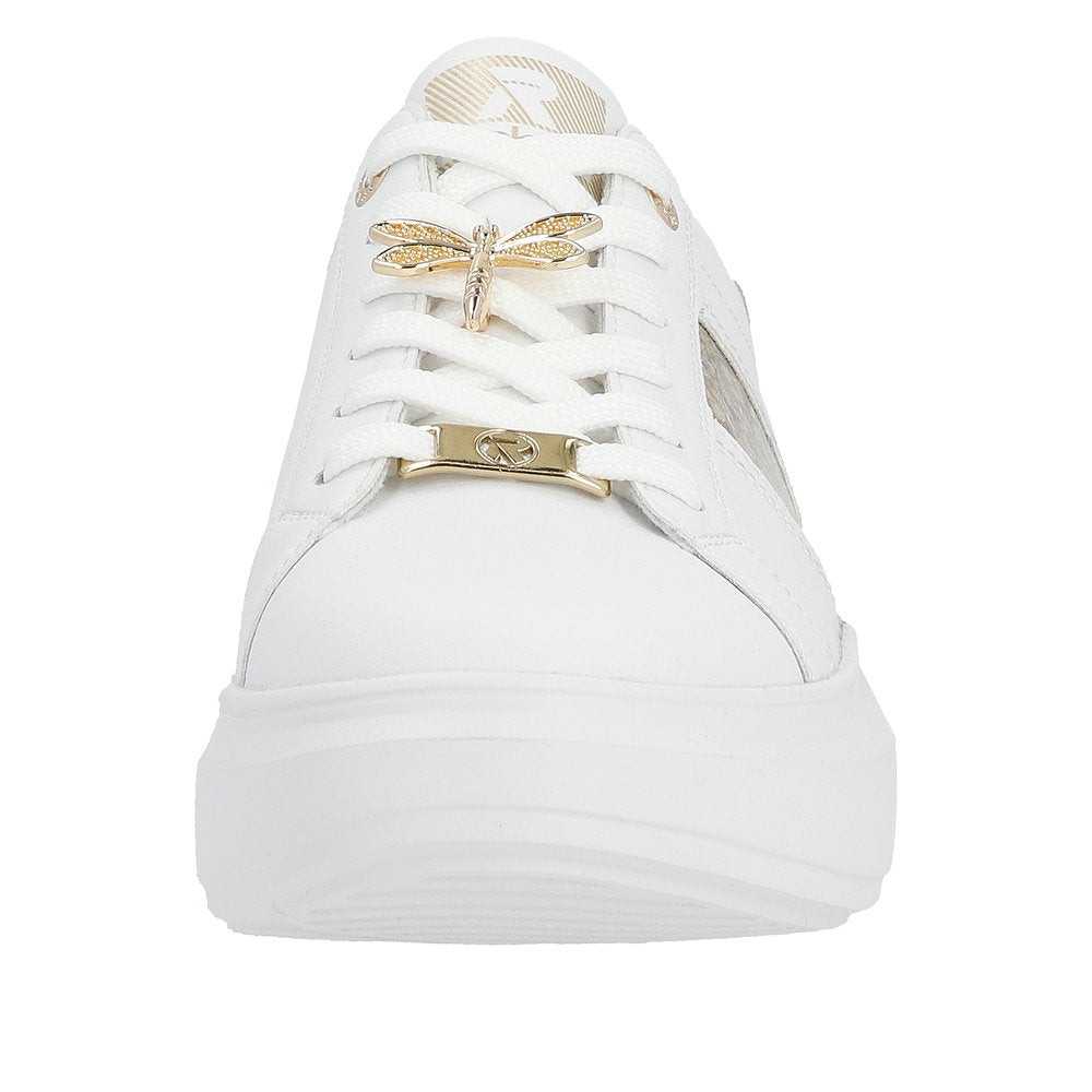 Rieker Evolution Women's Style W1202 Athletic Lace-Up - White Combination KUhX3nBI