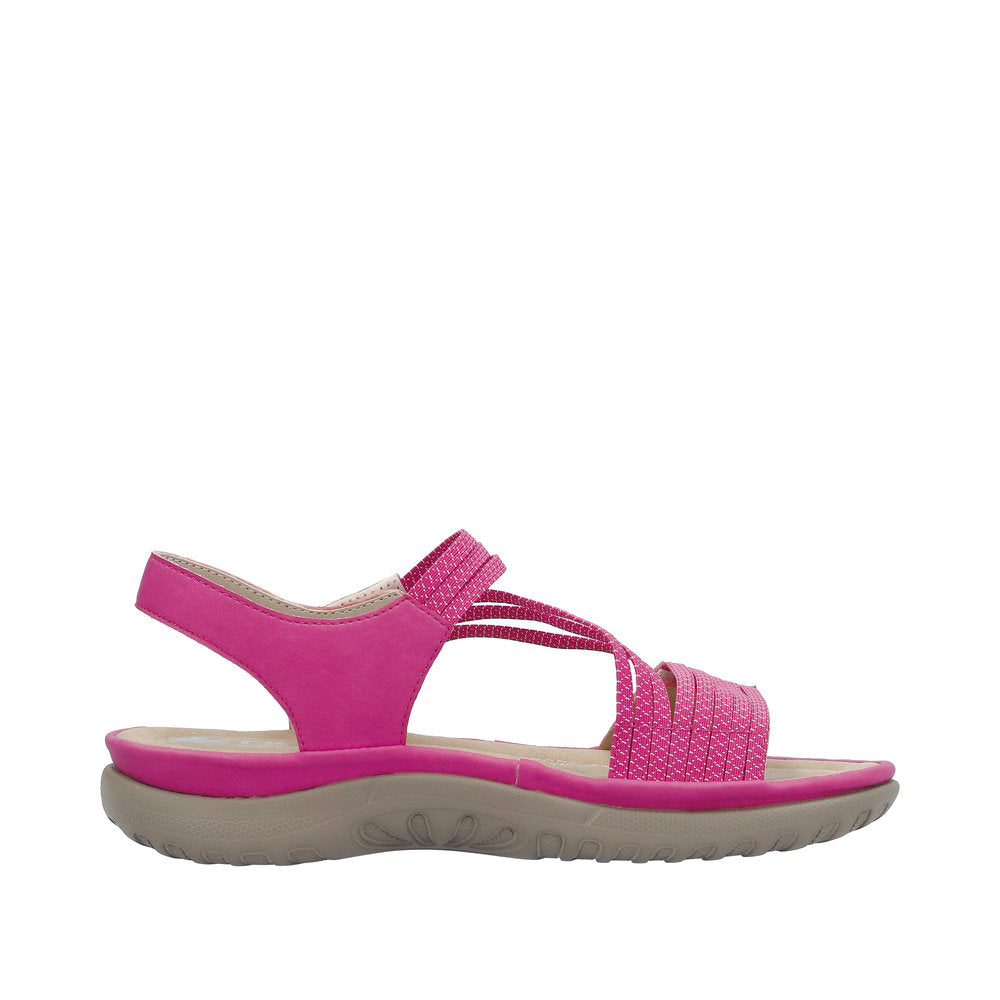 Rieker Women's Style 64870 Athletic Sandal - Pink Combination mJp9wOBY