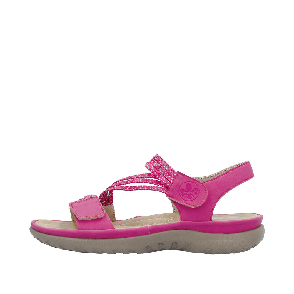 Rieker Women's Style 64870 Athletic Sandal - Pink Combination mJp9wOBY