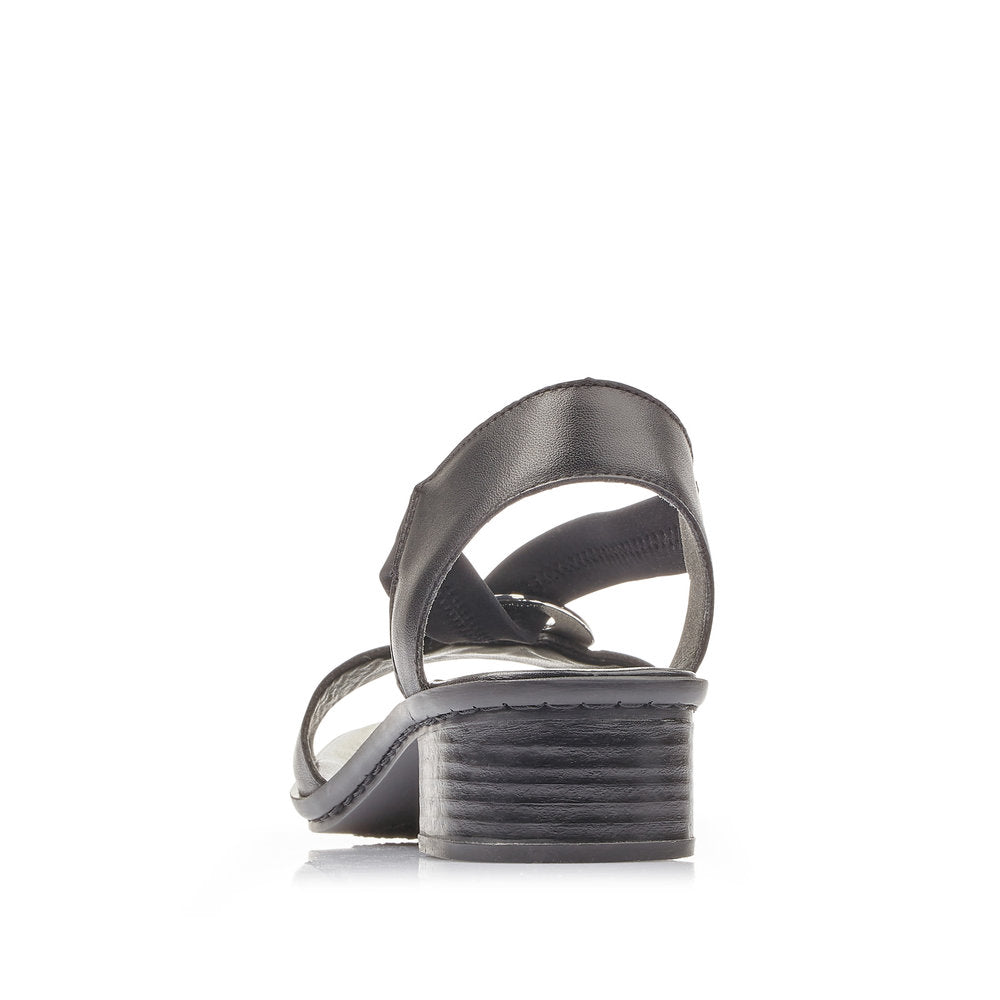 Rieker Women's Style 62662 Dress Sandal - Black 0mKfPxJ8