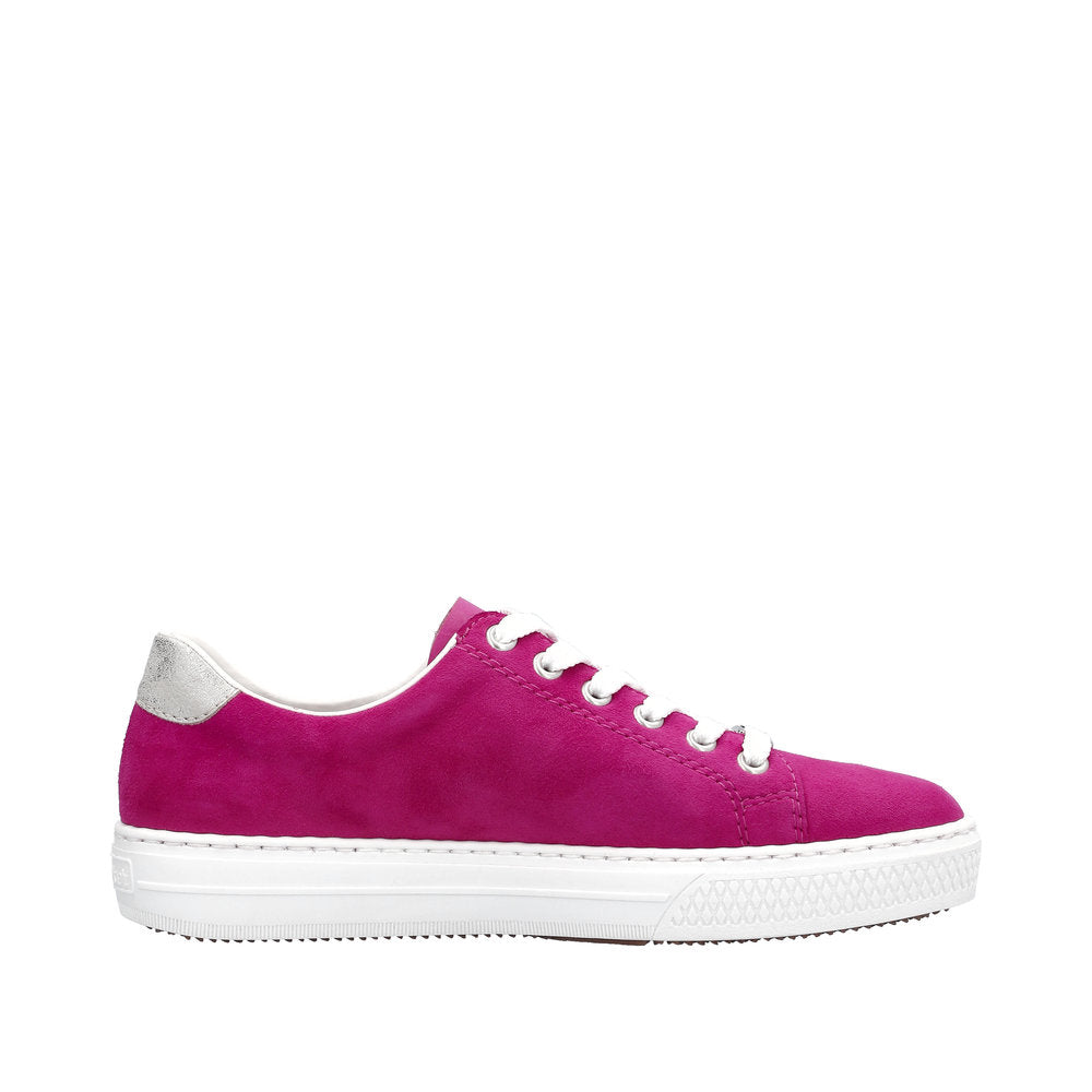 Rieker Women's Style L59L1 Athletic Lace-Up With Zip - Pink FytYI2Qp