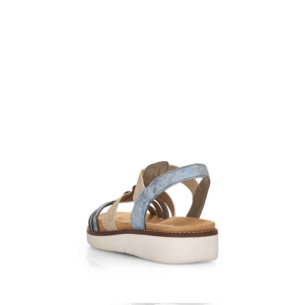 Remonte Women's Style D2065 Casual Sandal - Blue BlpUQMqa