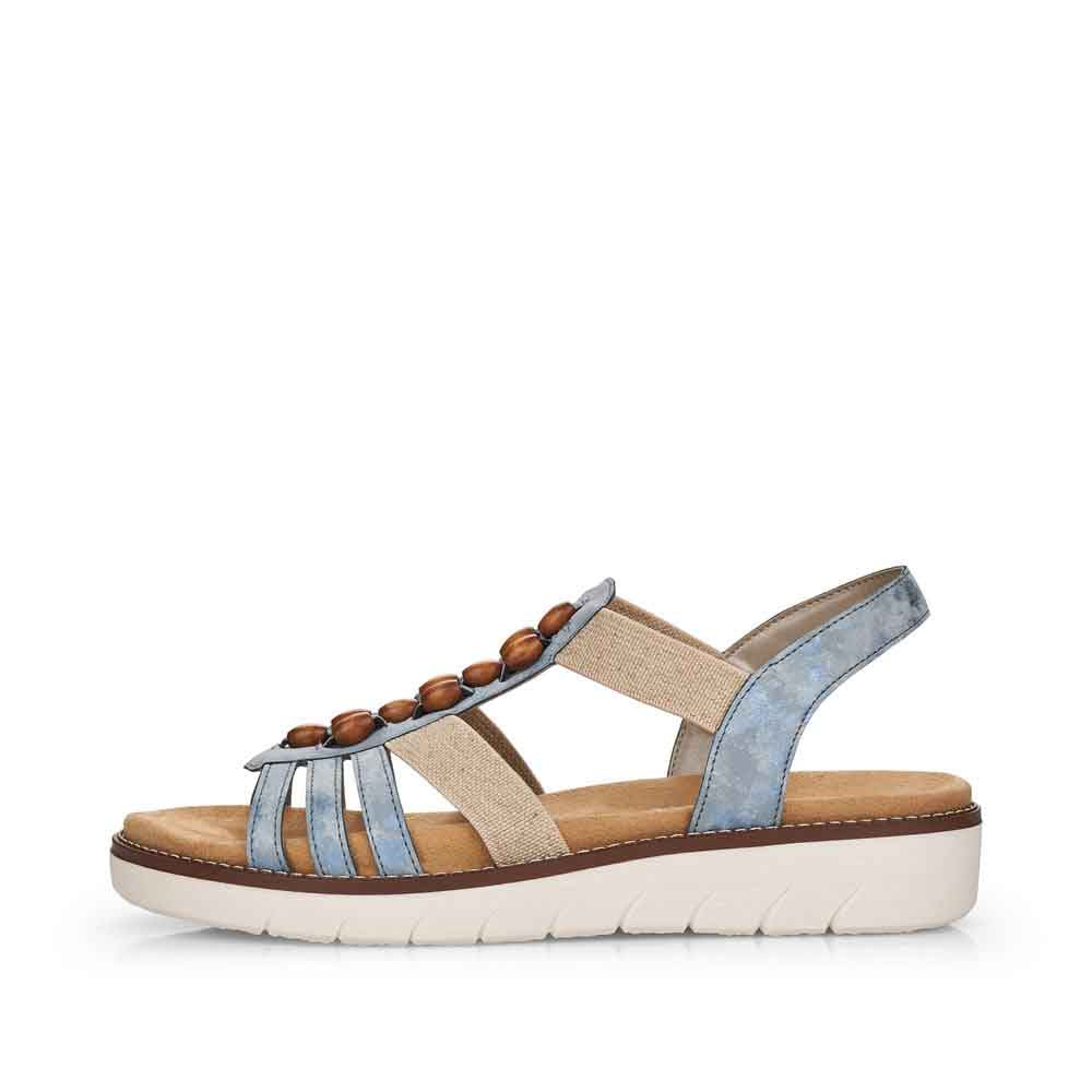Remonte Women's Style D2065 Casual Sandal - Blue BlpUQMqa