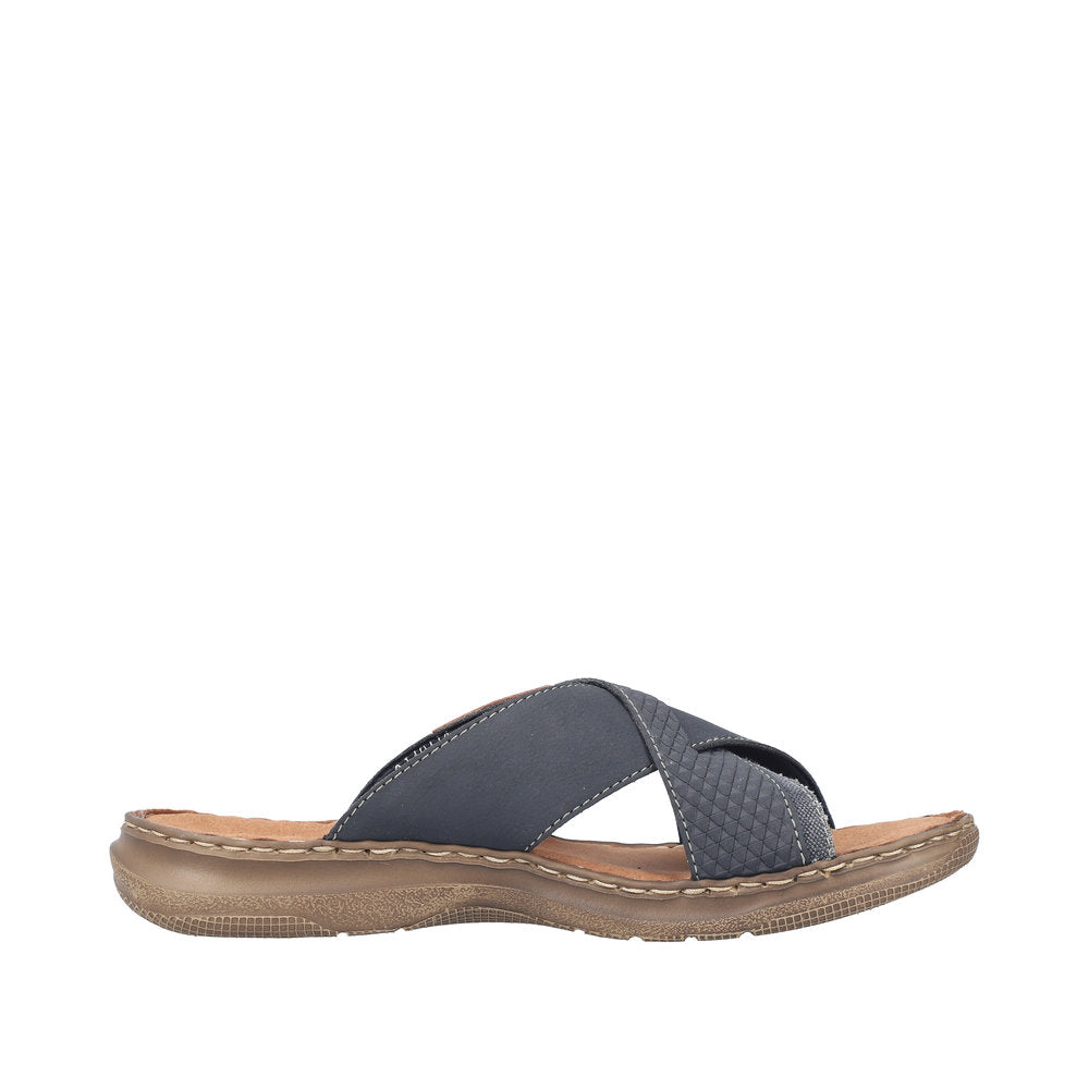Rieker Men's Style 21491 Casual Mule - Blue qrgoYHmg