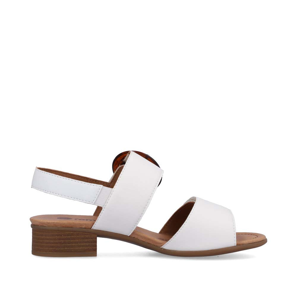 Remonte Women's Style D0P53 Dress Sandal - White 0amdL8O5
