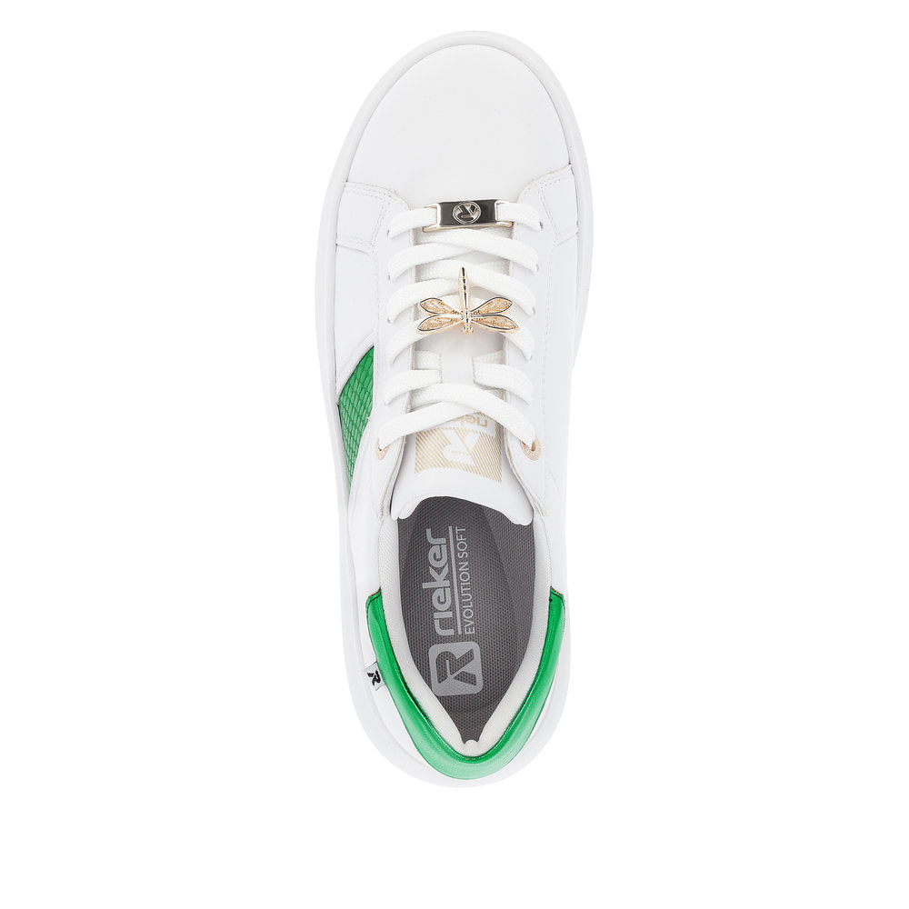 Rieker Evolution Women's Style W1202 Athletic Lace-Up - Green ei9oCGj6
