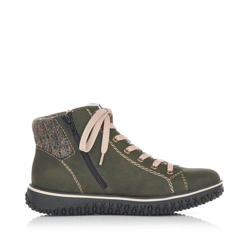 Rieker Synthetic Leather Women's Short Z4230-40 Ankle Boots - Green omybImDY