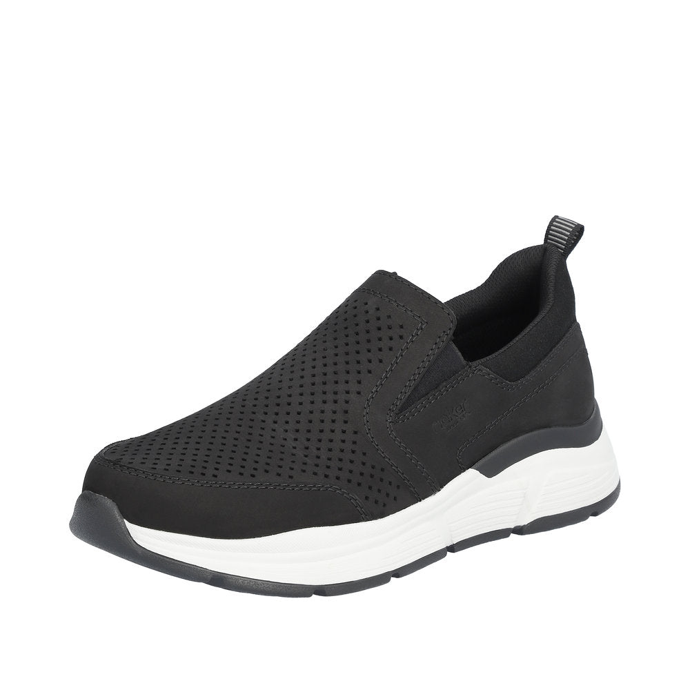 Rieker Men's Style B5062 Casual Slip-On - Black