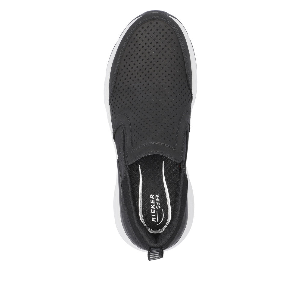 Rieker Men's Style B5062 Casual Slip-On - Black z0DFUjWQ