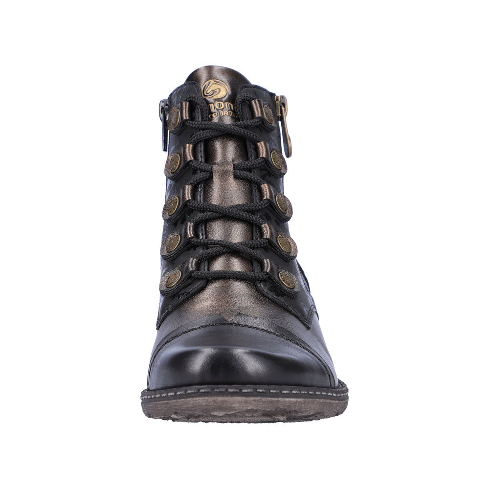 Remonte Synthetic Material Women's Mid Height D4391 Mid-Height Boots - Black Combination WqPtvV1k