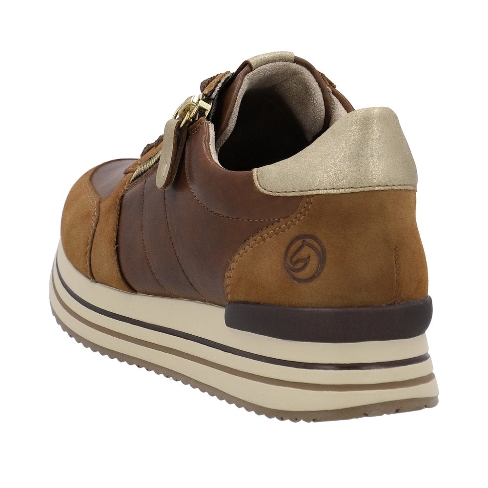 Remonte Leather Women's D1316 - Brown Combination Xnass31w