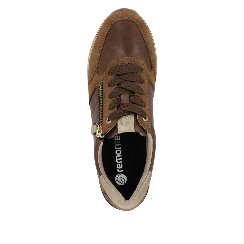 Remonte Leather Women's D1316 - Brown Combination Xnass31w