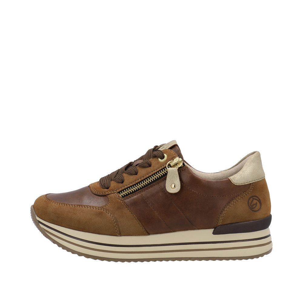 Remonte Leather Women's D1316 - Brown Combination Xnass31w
