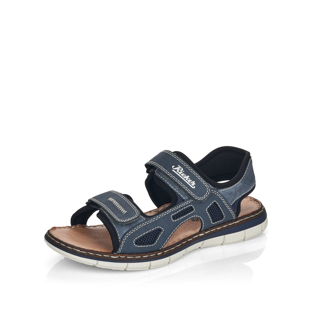 Rieker Men's Style 25171 Casual Sandal - Blue