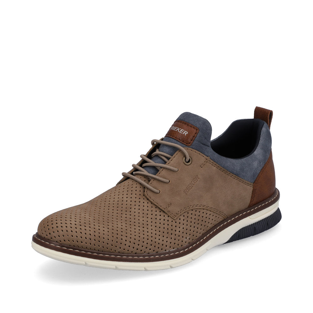 Rieker Men's Style 14450 Dress Slip-On - Beige