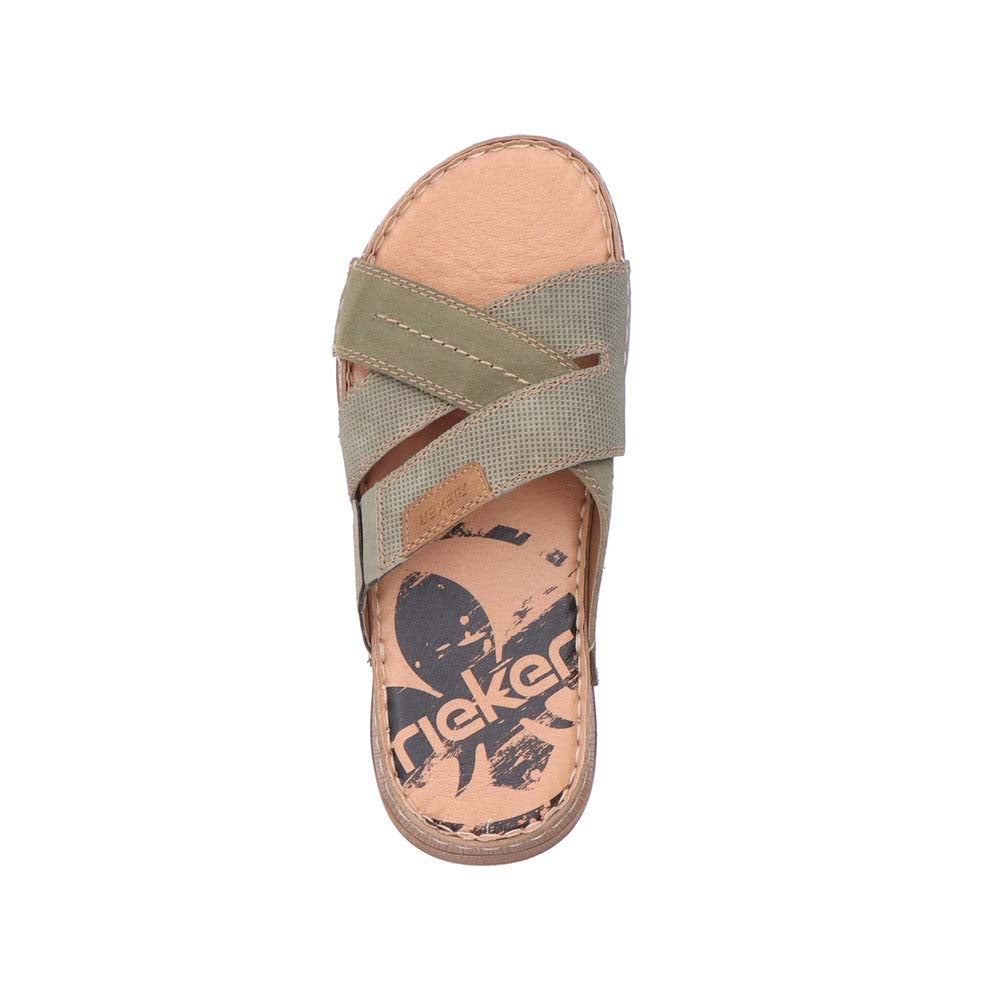 Rieker Men's Style 21953 Casual Mule - Green PJwU9wtY