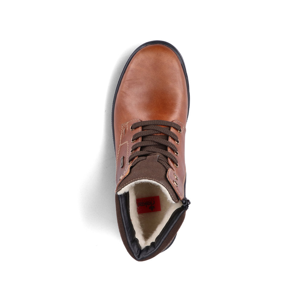 Rieker Leather Men's F5423-00 Ankle Bootsflip Grip - Brown VJMs0Cu3