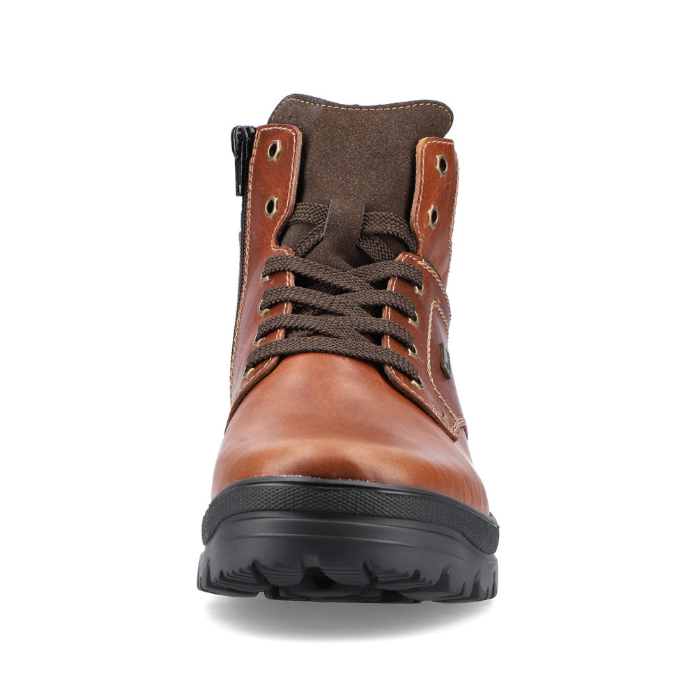 Rieker Leather Men's F5423-00 Ankle Bootsflip Grip - Brown VJMs0Cu3