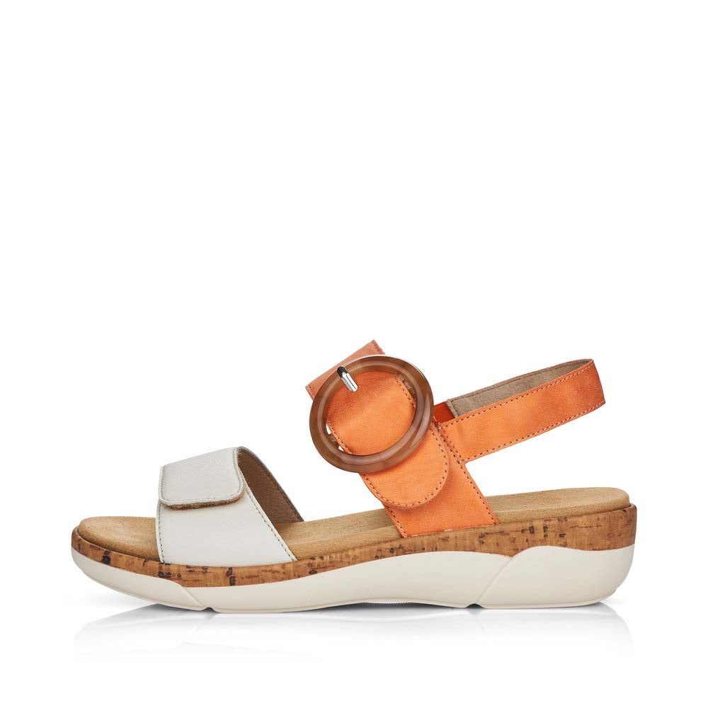 Remonte Women's Style R6853 Casual Sandal - Orange ktg9bRTg