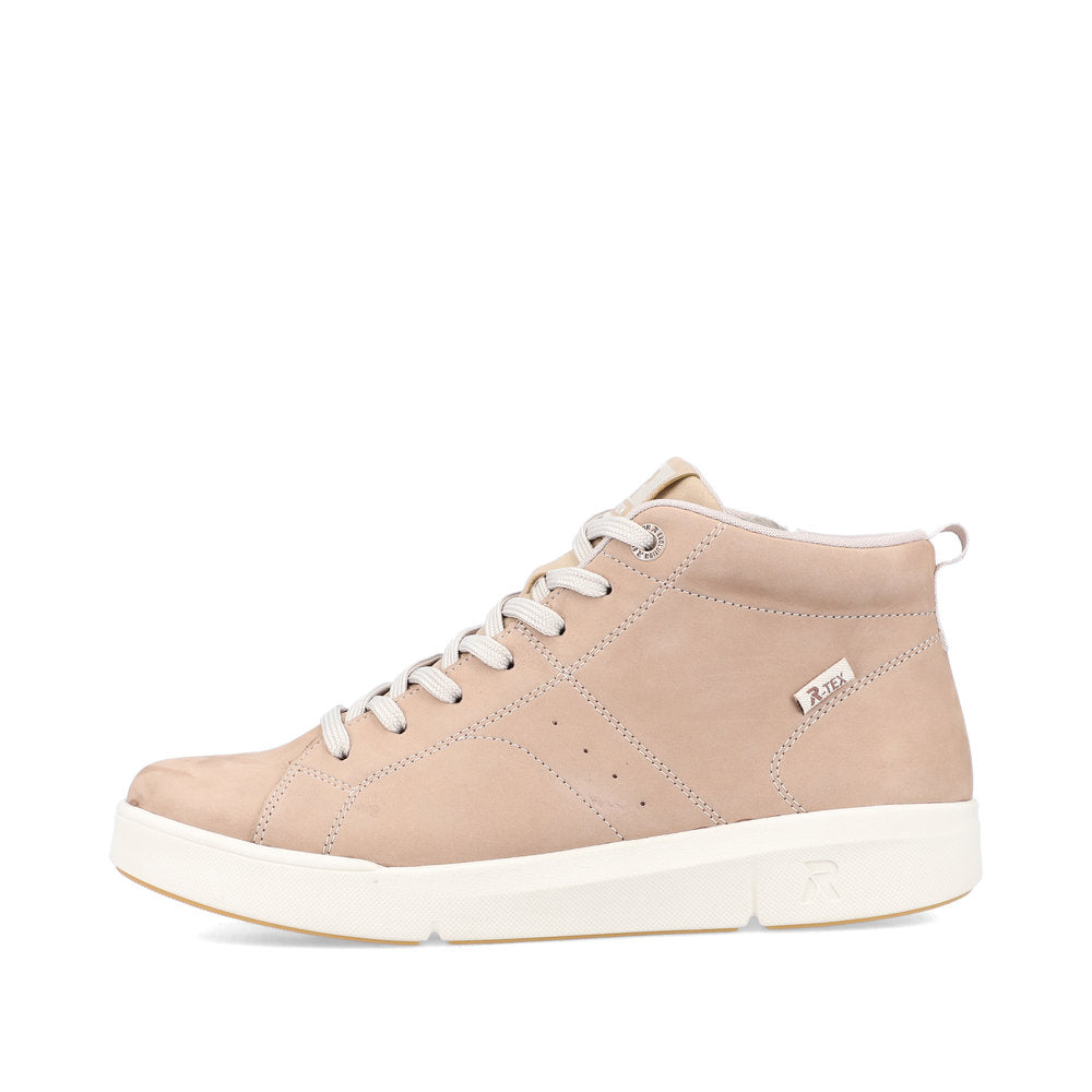 Rieker Evolution Leather Women's 41907 - Beige 3wqYhhYF