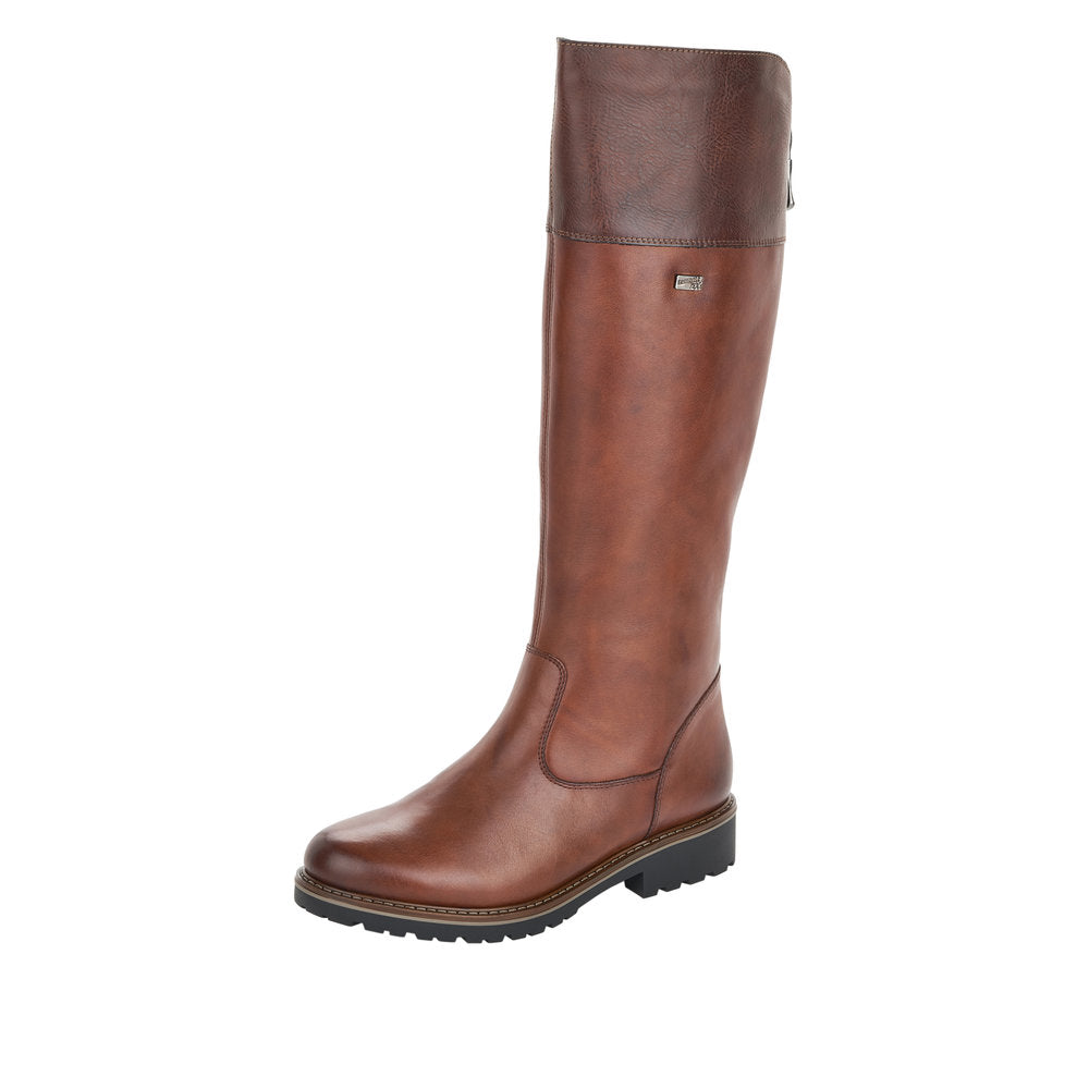 Remonte Leather Women's' Tall R6581 Tall Boots - Brown