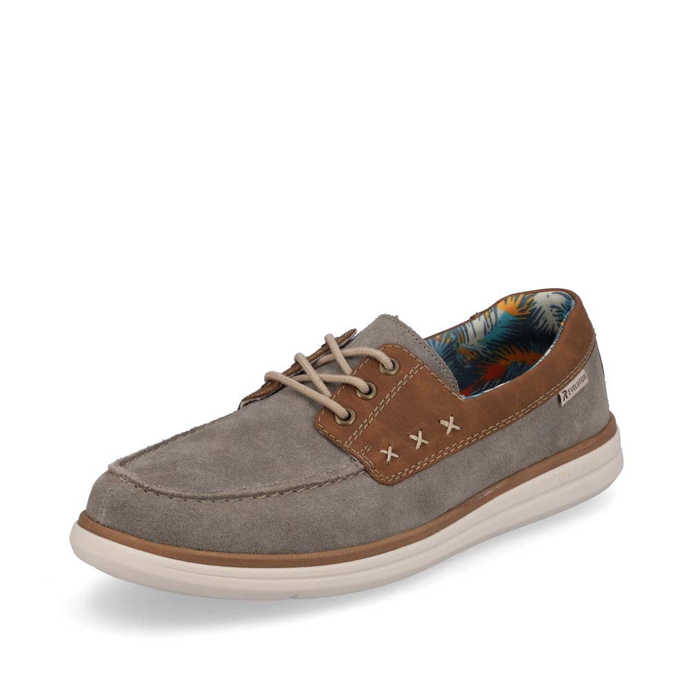 Rieker Evolution Men's Style U0601 Casual Lace-Up - Grey Combination
