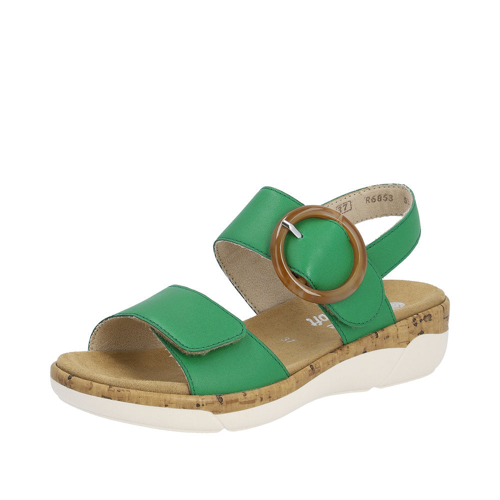 Remonte Women's Style R6853 Casual Sandal - Green