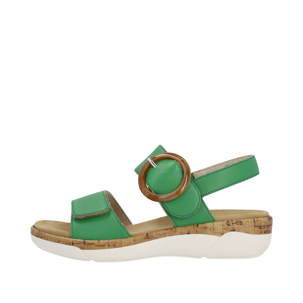 Remonte Women's Style R6853 Casual Sandal - Green lK6e4XRh