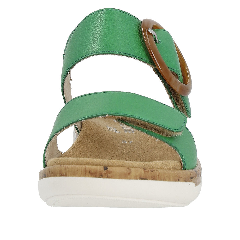 Remonte Women's Style R6853 Casual Sandal - Green lK6e4XRh
