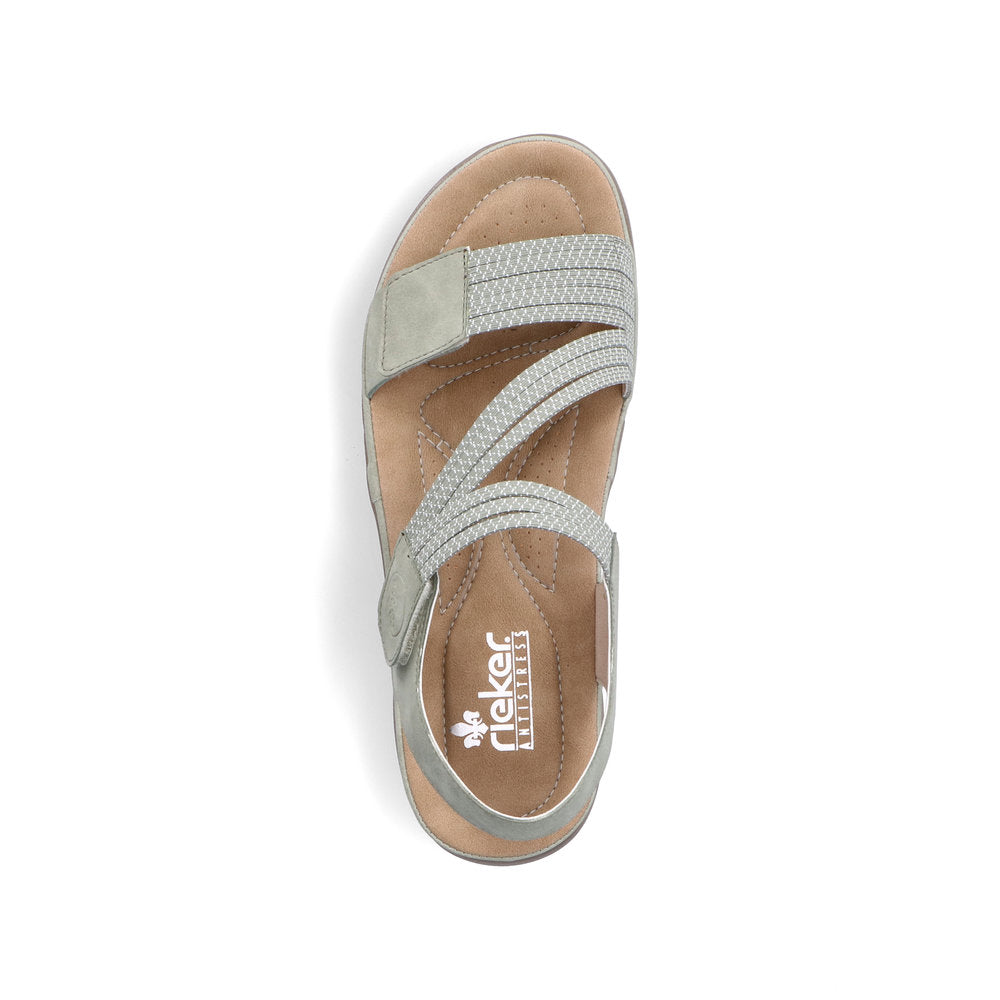 Rieker Women's Style 64870 Athletic Sandal - Green IjVIQGIx