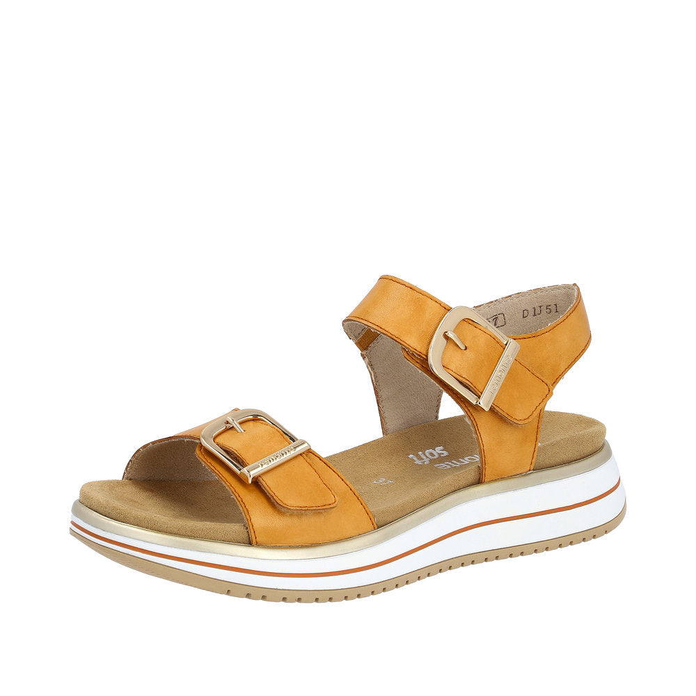 Remonte Women's Style D1J51 Casual Sandal - Orange