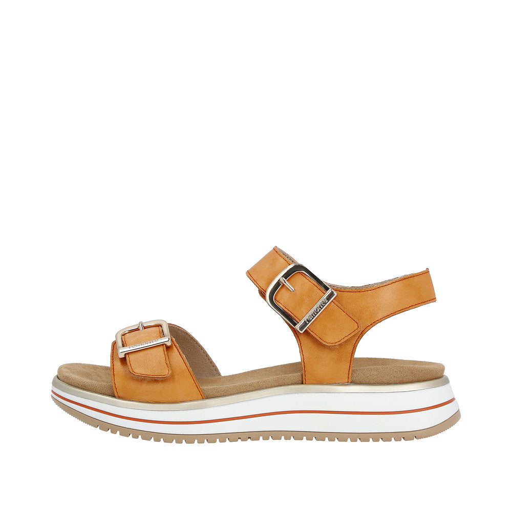 Remonte Women's Style D1J51 Casual Sandal - Orange adjH1MuZ