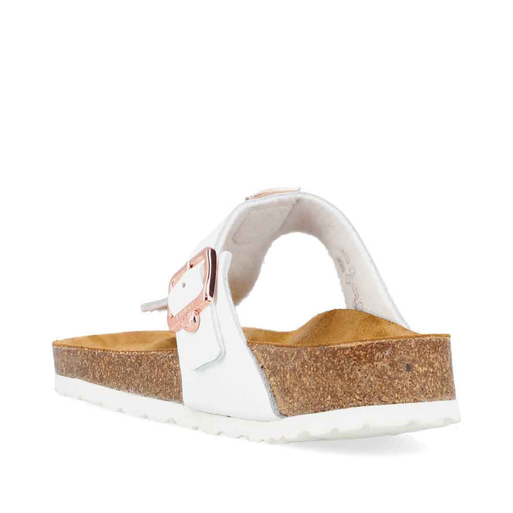Rieker Women's Style V8391 Casual Flip Flop - White G0RaUS4h